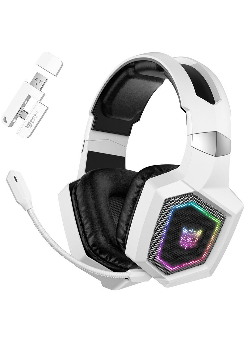 onikuma GT806 Wireless Gaming Headset Active Noise Cancelling Bluetooth 2.4G Headset  - Image 1