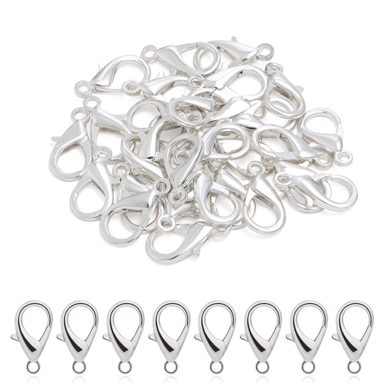 Linsoir Beads Lobster Claw Clasps 23X12mm Large Lobster Clasps for Jewelry Making Keychain Clasp Jewelry Clasps 30 pcslot