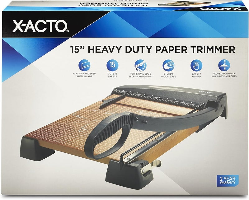 X-ACTO 26315 Heavy Duty Wood Guillotine Trimmer, 12" x 15" - Image 5