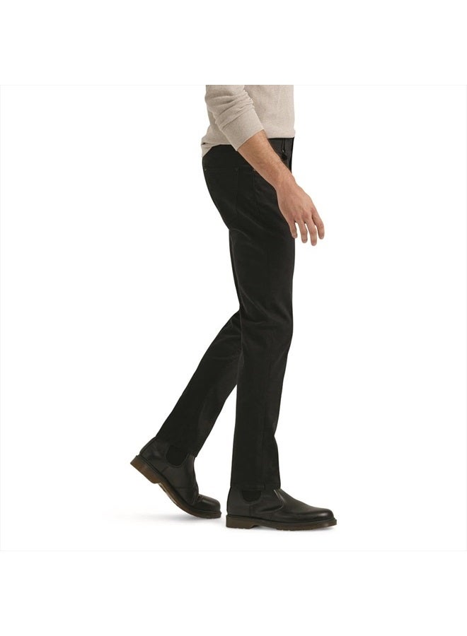 LEE Men's Extreme Motion Straight Taper Jean Black 32W x 34L - Image 5