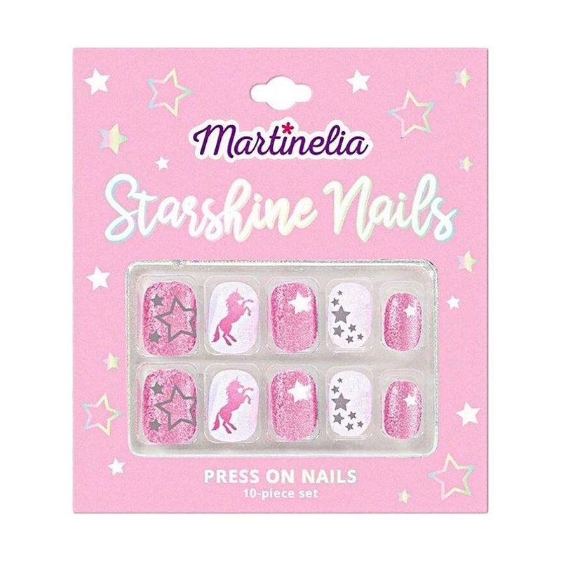 مجموعة أظافر مارتينيليا ستارشين يونيكورن القابلة للصق (10 قطع)