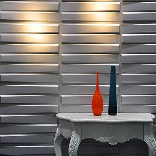 Art3d 197x197 Pack Of 12 Wall Panel 3D Rectangle White - Image 3