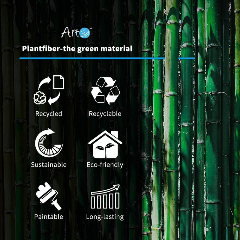 Art3d 197x197 Pack Of 12 Wall Panel 3D Rectangle White - Image 5