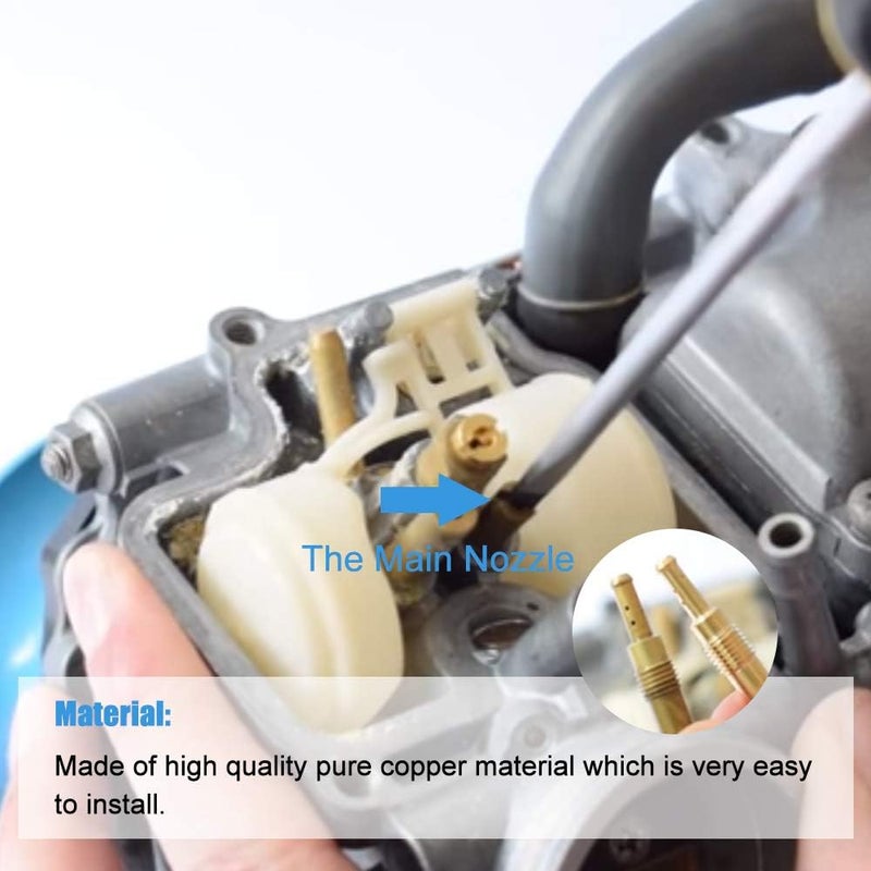 Apeixoto 20 Pcs Carburetor Jets Kit with Main and Slow Jets for Keihin OKO KOSO PE PWK Carburetors - Image 2