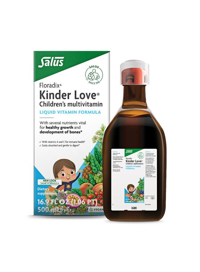 Floradix Flora - Kinder Love Childrens Multi Vitamin Liquid 17 Fl. Oz. 60215 - Image 1
