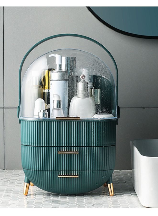 إن كي أكس منظم مستحضرات التجميل مع حامل الفرشاة - Image 3