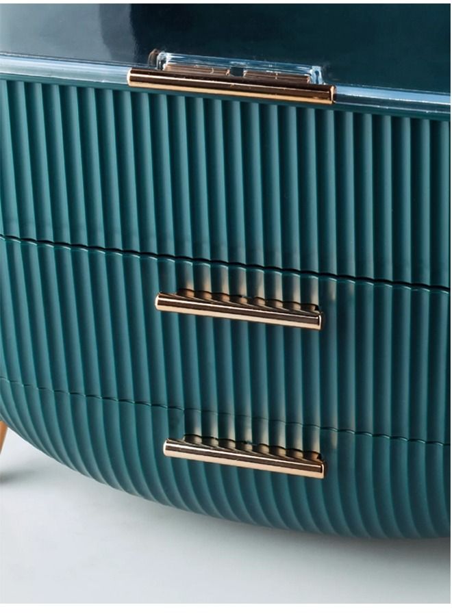 إن كي أكس منظم مستحضرات التجميل مع حامل الفرشاة - Image 4