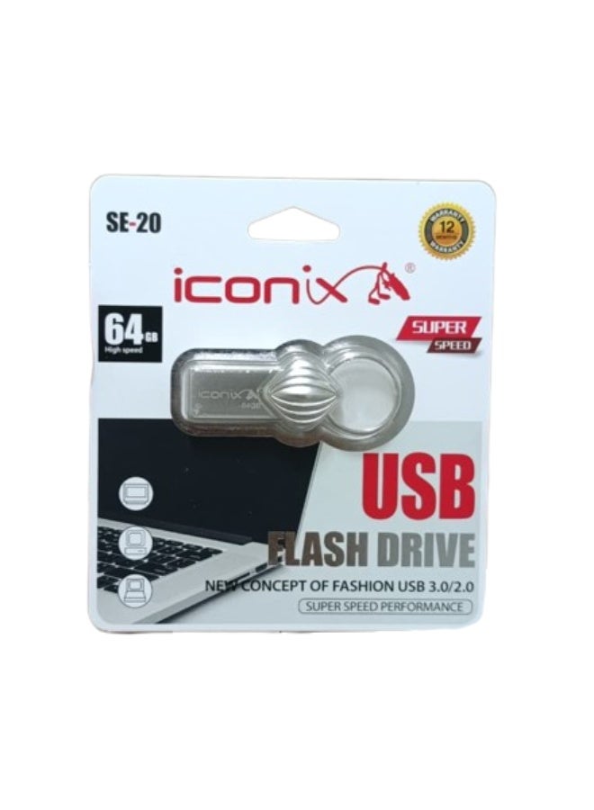 USB Flash Drive New Super Speed Performance USB 3.0/2.0 - 64 GB