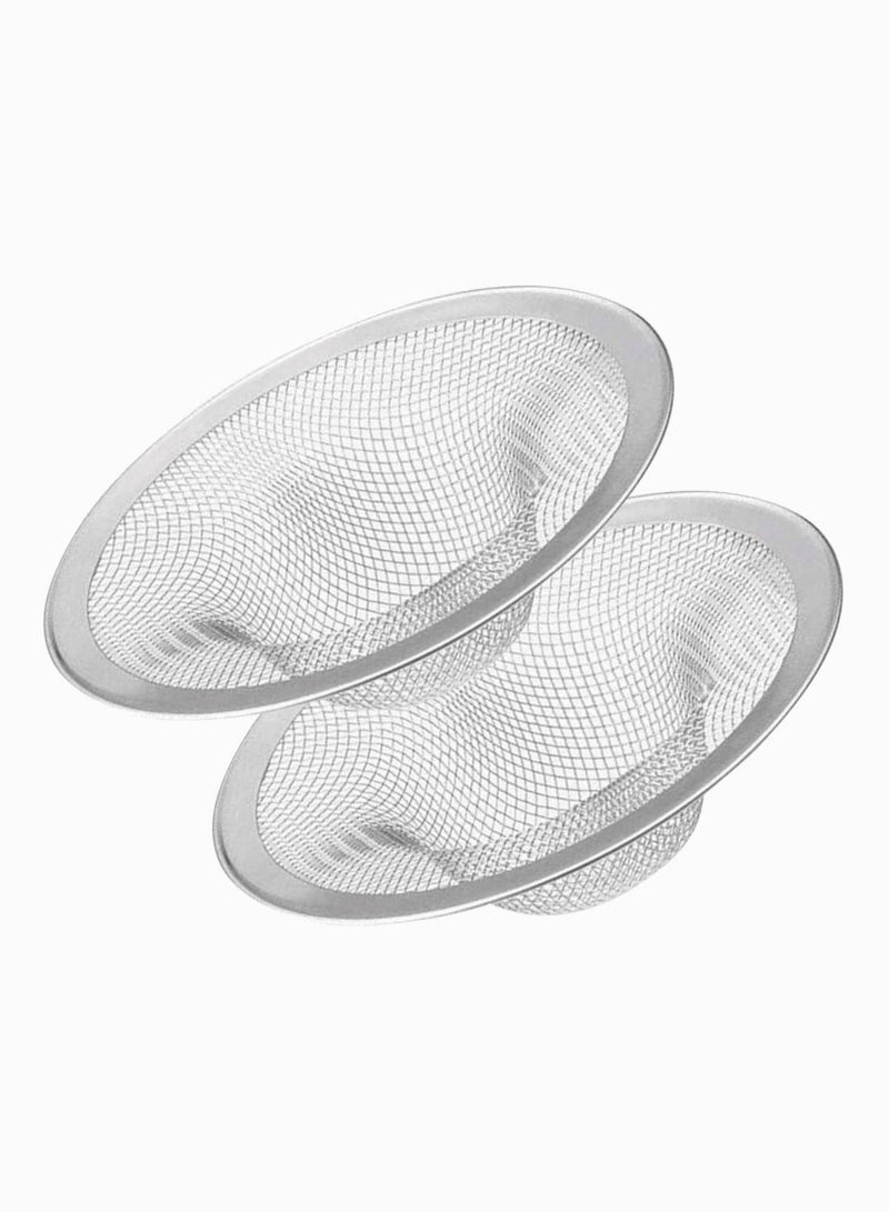 NIBEMINENT Sink Strainer, Basket Stainless Steel Bathroom Stopper, Heavy Duty Slop Filter Trap, Utility, Slop, Kitchen and Lavatory Drain Strainer Hair Catcher - Image 1