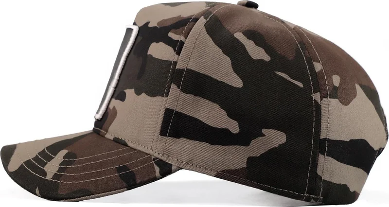 Black Börk V1 Baseball Eagle - Unisex Camouflage Hat (Cap) with 5sb Code Logo