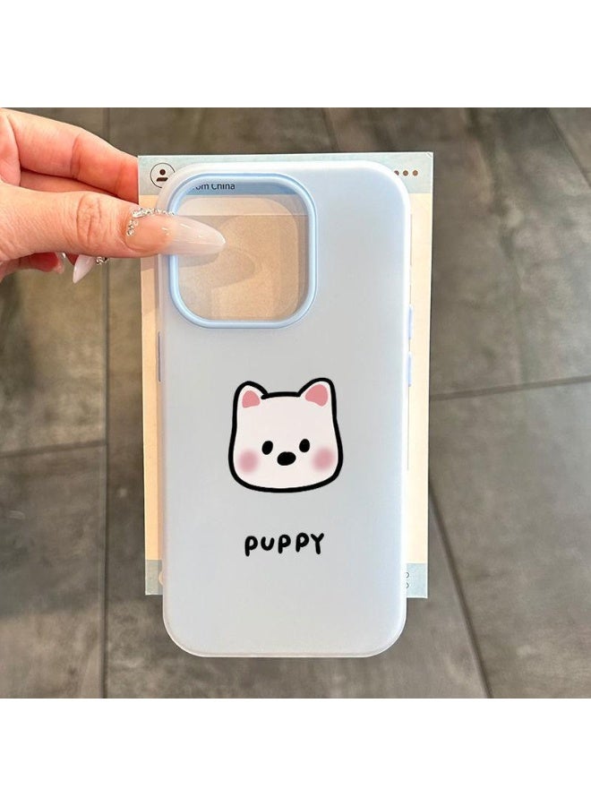 NIBEMINENT Cartoon Little Animals Protective TPU Case Cover For iPhone 16 Plus, Blue