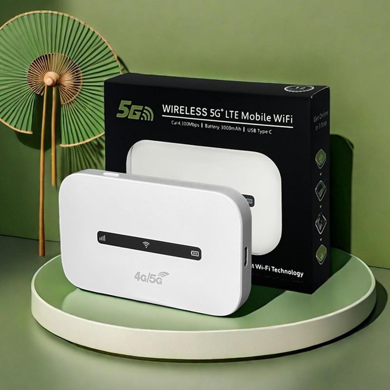 Portable WiFi Hotspot for Travel - 4G 5G LTE Mobile Router with Type-C, Compact Pocket Internet Device for Home, Office, & On-The-Go, Connect Multiple Devices - Image 3