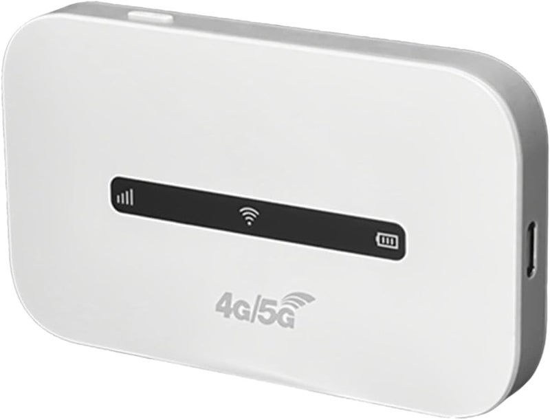 Portable WiFi Hotspot for Travel - 4G 5G LTE Mobile Router with Type-C, Compact Pocket Internet Device for Home, Office, & On-The-Go, Connect Multiple Devices - Image 1