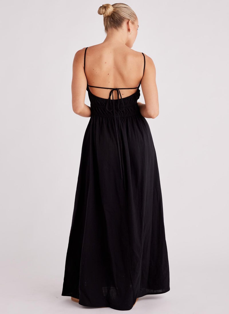 SNDYS Button-Front Maxi Dress - Image 2