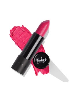 Ruby's Organics RUBY'S ORGANICS Semi-Matte Lipstick for Women, Hydrating and Highly Pigmented, Moisturizing & Non Drying, Lightweight & Long Lasting Formula, Lip Makeup, Paraben-Free, Pink Rani, 3.7g 