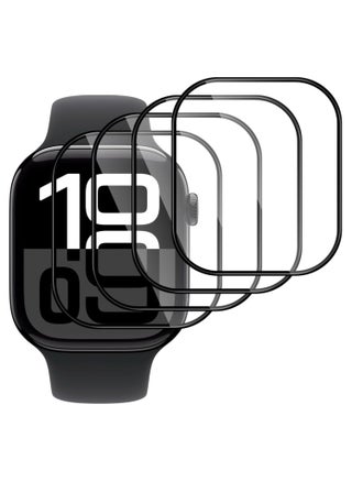 Screen Protector for Apple Watch Series 10 46 mm for Tempered Glass, Pack of 4, 3D Full Coverage HD Flexible Screen Protector, Anti-Dust, Bubble-Free Screen Protector, Scratch-Resistant Screen - pzsku/Z985910D058BBE21A84F4Z/45/_/1738522972/f244690b-20d6-41dd-a137-5b511e0f4bfb