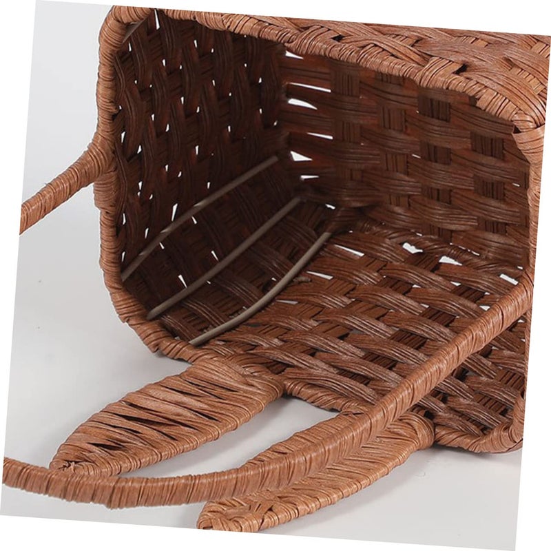 Woven Picnic Basket With Rabbit Design For Food Storage Outdoor Picnics - Image 3
