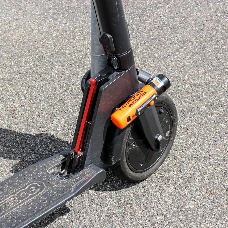 Kryptonite Evolution Mini-5 Bike U-Lock, Heavy Duty Anti-Theft Bicycle U Lock, 13mm Steel Shackle Mounting Bracket and Keys, High Security Lock for Bicycles Scooters - Image 4