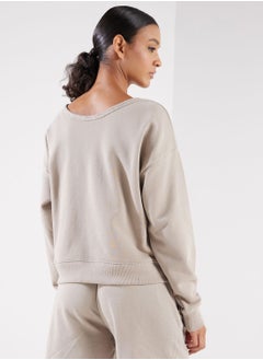 UNDER ARMOUR Project Rock Terry Long Sleeve Sweatshirt  - Image 2