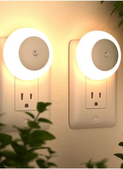 General Night Light, Night Lights Plug into Wall, Dusk to Dawn Sensor Warm White Led Night Light 0.5W, 2 Pack Nightlight for Adults, Bedroom, Bathroom, Hallway, Kitchen  - Image 1