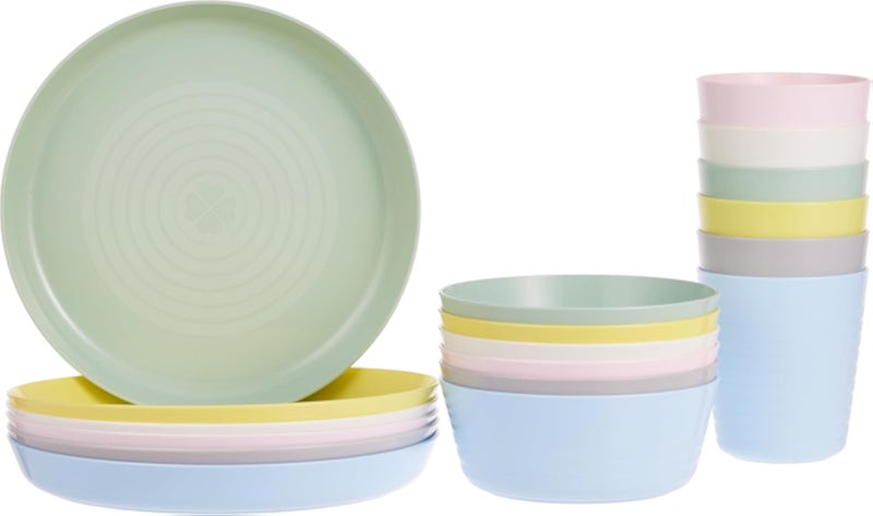 IKEA Kalas Dinnerware Set (Colour May Vary) - 36 Pieces