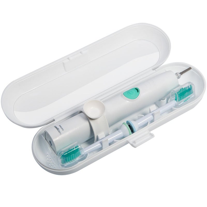 Nincha Portable Electric Toothbrush Travel Case for Philips Sonicare SeriesDurable Environmentally Friendly Breathable FoodSafe Plastic MaterialWhite - Image 1