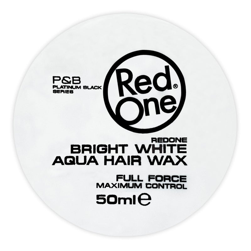 Redone Hair Styling Aqua Wax White 50 Ml | Travel Size | Ultra Hold | Gel Wax | Peach Scent | Strong