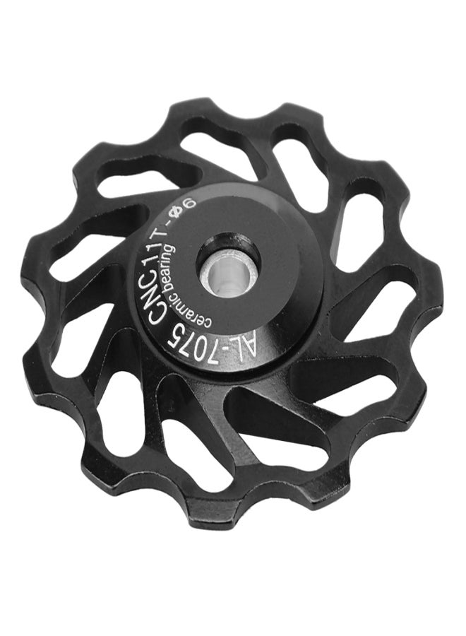 MEROCA Ceramic Bearing 11T Rear Derailleur Pulley Guide Roller Accessory for Mountain Bicycle Road Bikeblack - Image 2