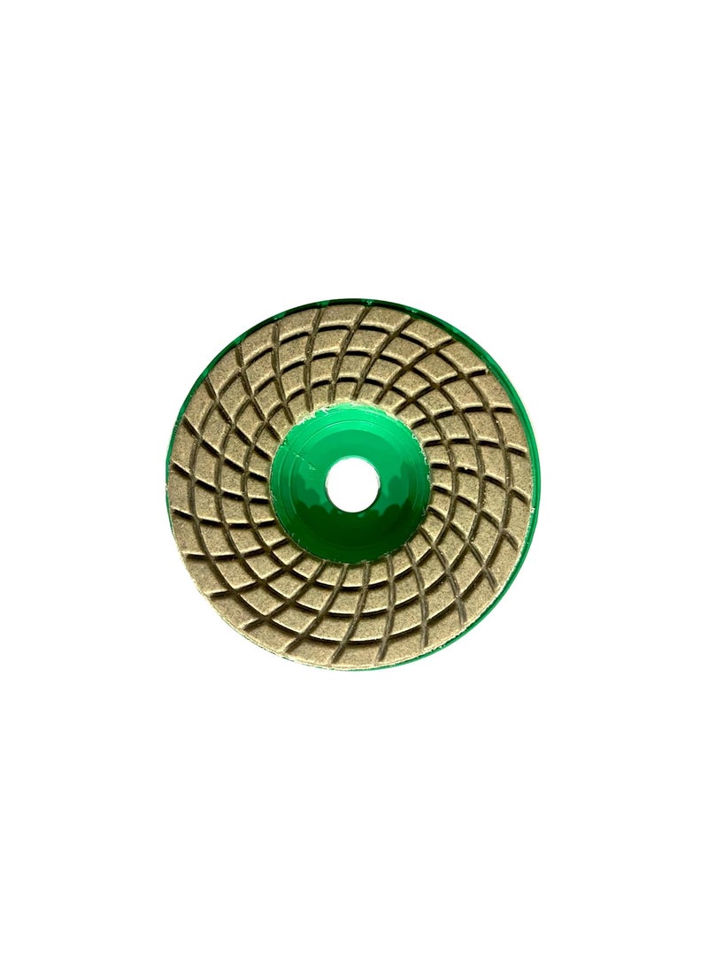 Jon Bhandari Tools Jon Bhandari Tools 10pc 4 inch 100mm Diamond Ceramic Polishing Pad Set Grinding and Finishing of Granite Marble Glass Concrete and Other Natural Stone Grit 2  - Image 2