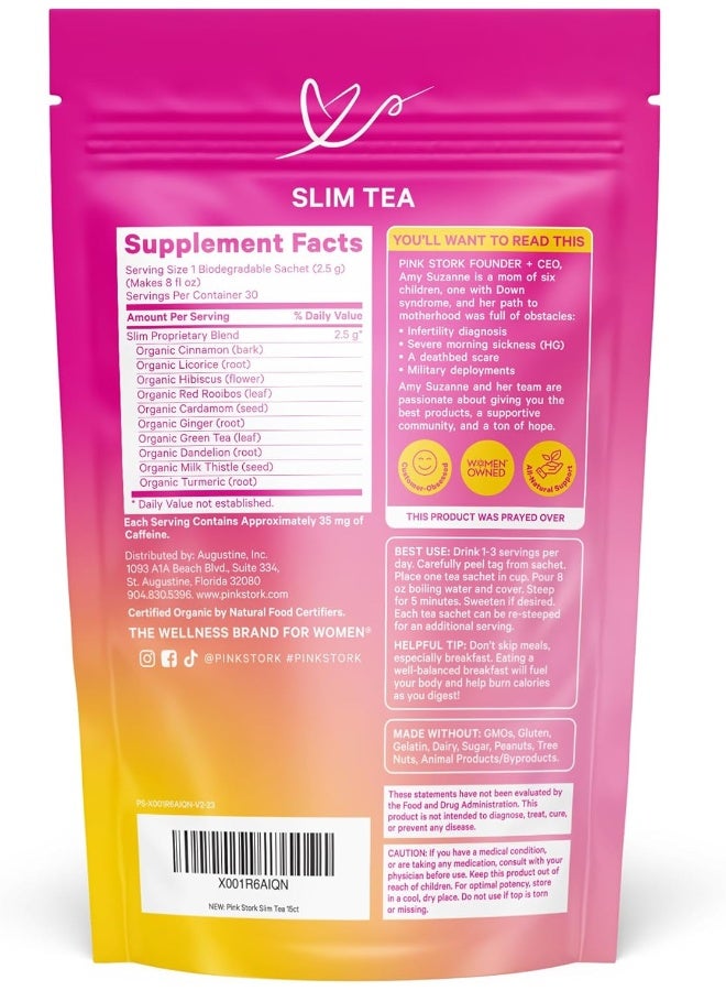 Pink Stork Slim Tea - Spiced Cinnamon Flavor - Image 2