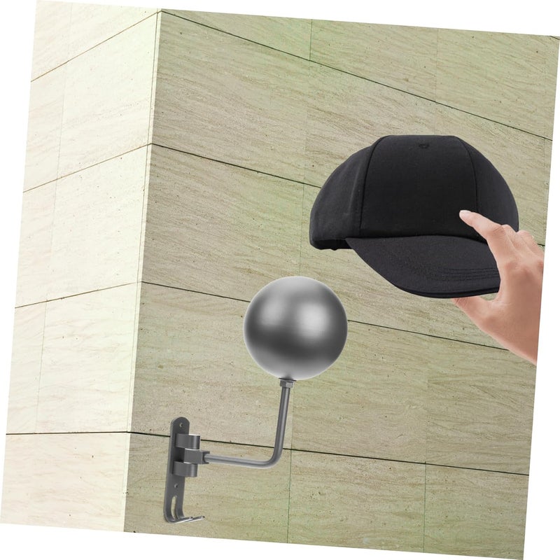 حامل عرض ABOOFAN للقبعات والباروكات والخوذات بتصميم عتيق وسهل التركيب وموفر للمساحة - Image 3