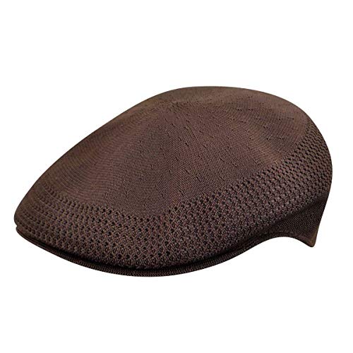 Kangol Tropic 504 Ventair Flat Cap for Men and Women, Large, Brown - Image 3