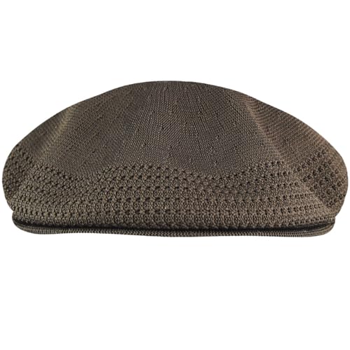 Kangol Tropic 504 Ventair Flat Cap for Men and Women, Large, Brown - Image 5