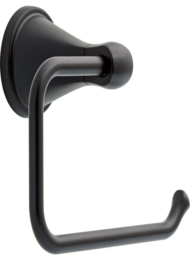 Delta Faucet Becker (1-Pack) Toilet Paper Holder, Matte Black, Wall Mounted Euro Hook Design BCK50-MB - Image 1