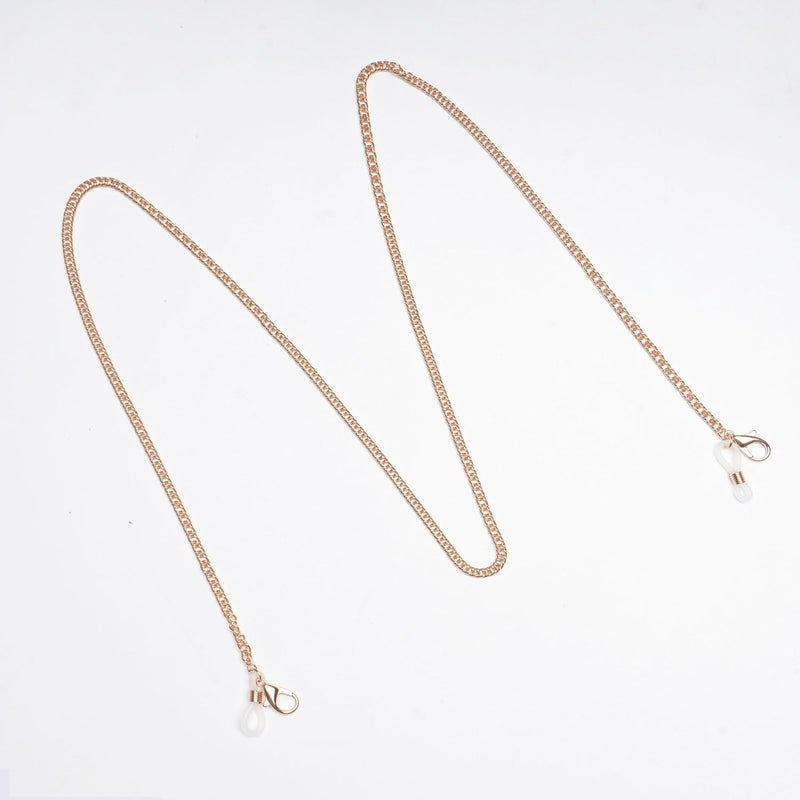 Vivid حامل نظارات معدني للبالغين من VIVID Vision للرجال والنساء | سلسلة جديدة قابلة للتعديل على النظارات الشمسية | حبل احتفاظ مضاد للانزلاق لإطار النظارات | سلاسل أقنعة النظارات - Image 5