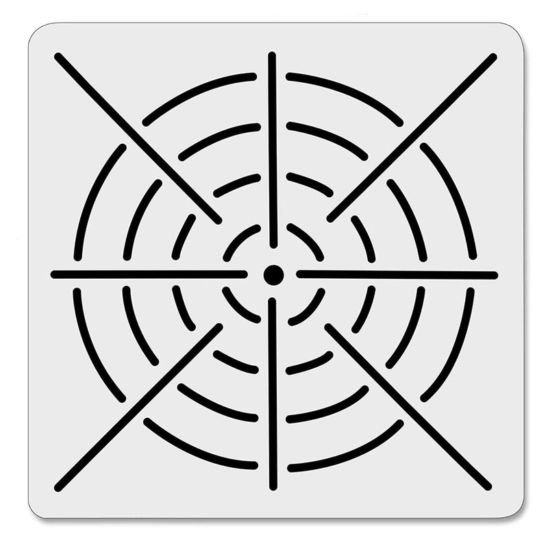 Devasya Crafts 5 Pieces Mandala Dot Painting Tool Stencils Template Set,8/12/16 Segment Creative Mandala Stencil Reusable Painting Stencil for DIY Painting Art Projects - Image 4