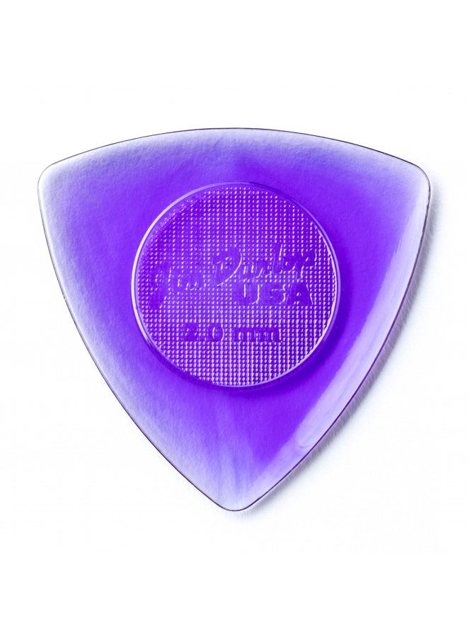 JIM DUNLOP JIM DUNLOP 473R2.0 Tri Stubby®, Light Purple, 2.0mm, 24/Bag  - Image 2