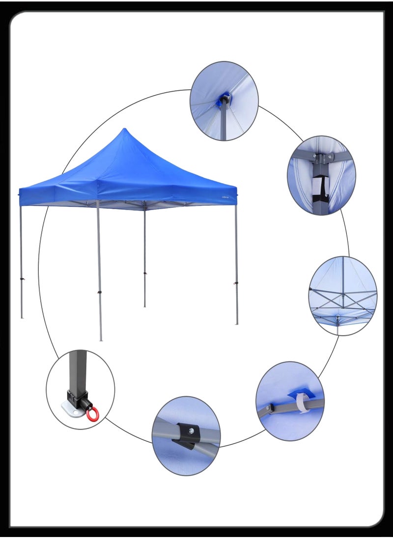 Toshionics - Toshionics Metal tent for outdoor activities can be used as Vehicle Shelter open Picnic  easy to fold and carry everywhere with adjustable height upto 3M open garage for car to protect from weather. - Image 1
