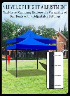 Toshionics Toshionics Metal tent for outdoor activities can be used as Vehicle Shelter open Picnic  easy to fold and carry everywhere with adjustable height upto 3M open garage for car to protect from weather.  - Image 2