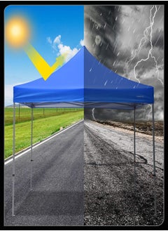 Toshionics Toshionics Metal tent for outdoor activities can be used as Vehicle Shelter open Picnic  easy to fold and carry everywhere with adjustable height upto 3M open garage for car to protect from weather.  - Image 4