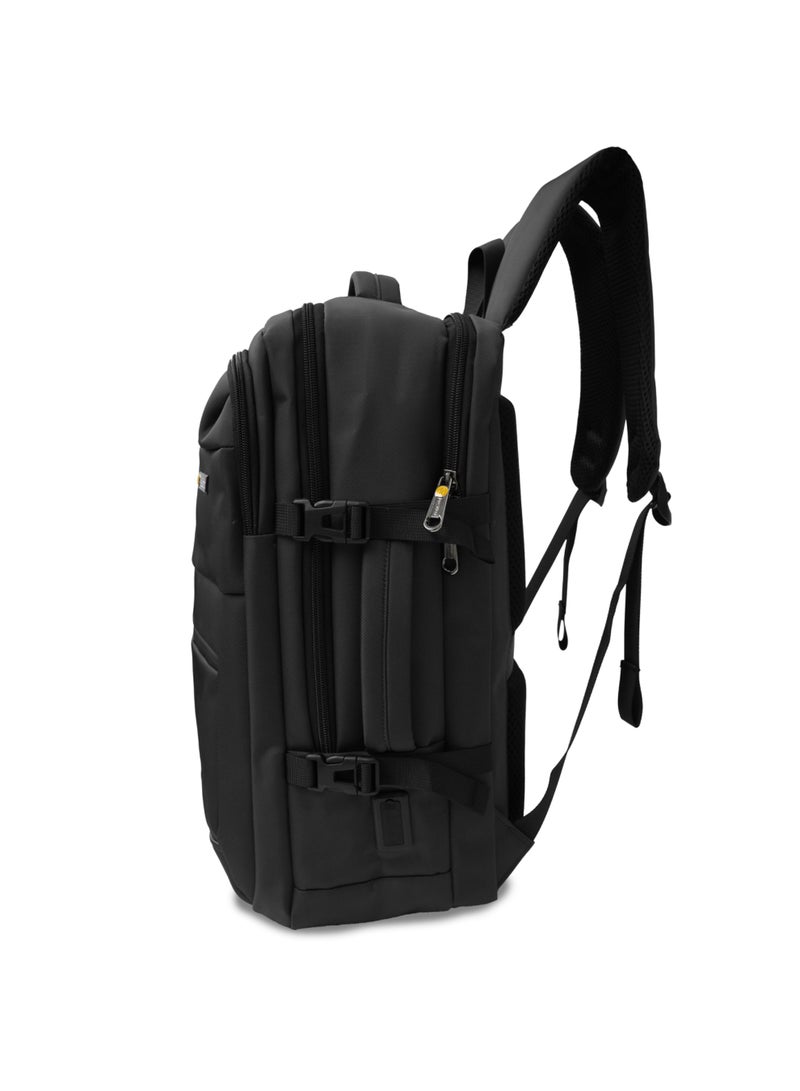 President Executive Backpack: 18 inch Multi-Compartment Storage with laptop compartment for the Modern Professional. ( Model-24939) Black - Image 2