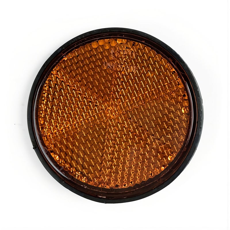 Green Round Motorcycle Reflector Night Riding Parking Visibility Safety Indicator Light - Image 3