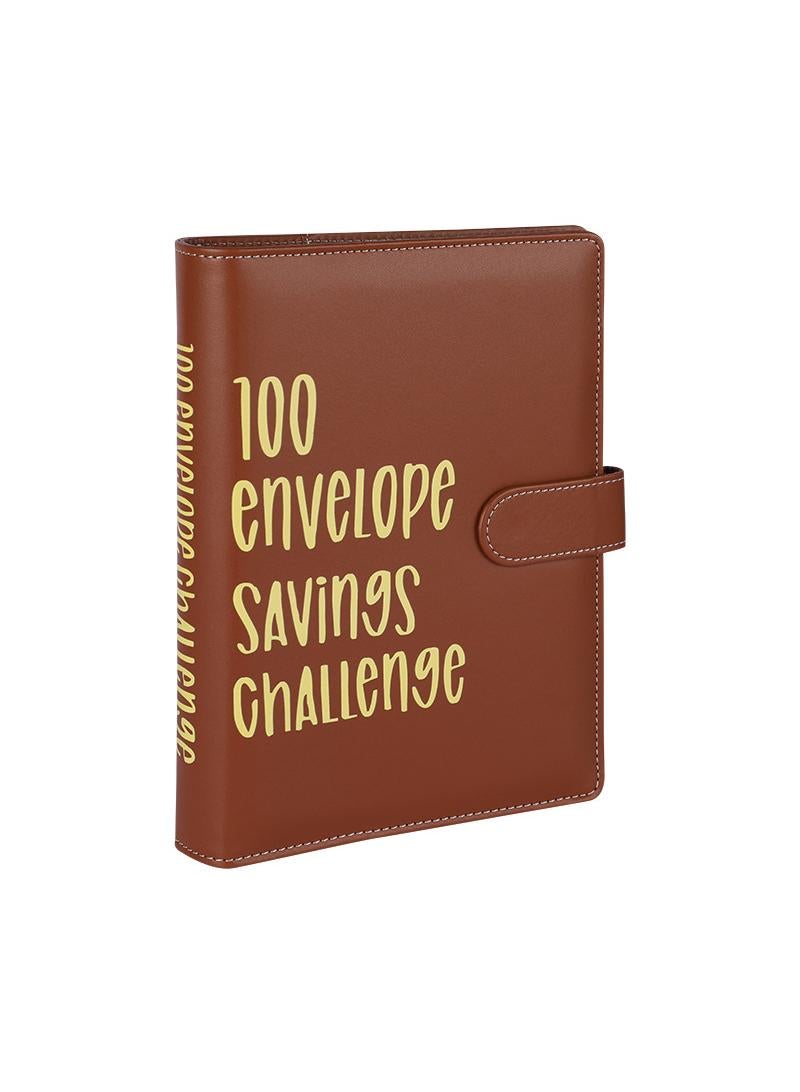 Loquat A5 Loose Leaf Book 100 Days Of Saving Money Saving Money Challenging Cash Envelopes Saving Money Couple Games Challenging Couple Gifts - Image 2