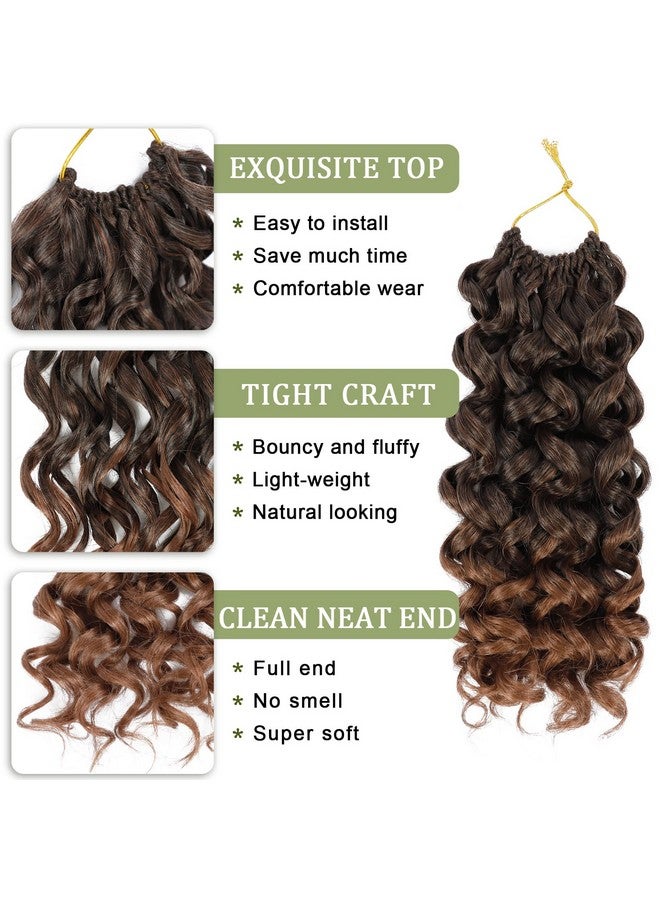 Vomella Gogo Curl Crochet Hair 8 Packs Water Wave 10 Inch Curly For Women Short Beach Synthetic Deep Twist Extensions(T30) - Image 4