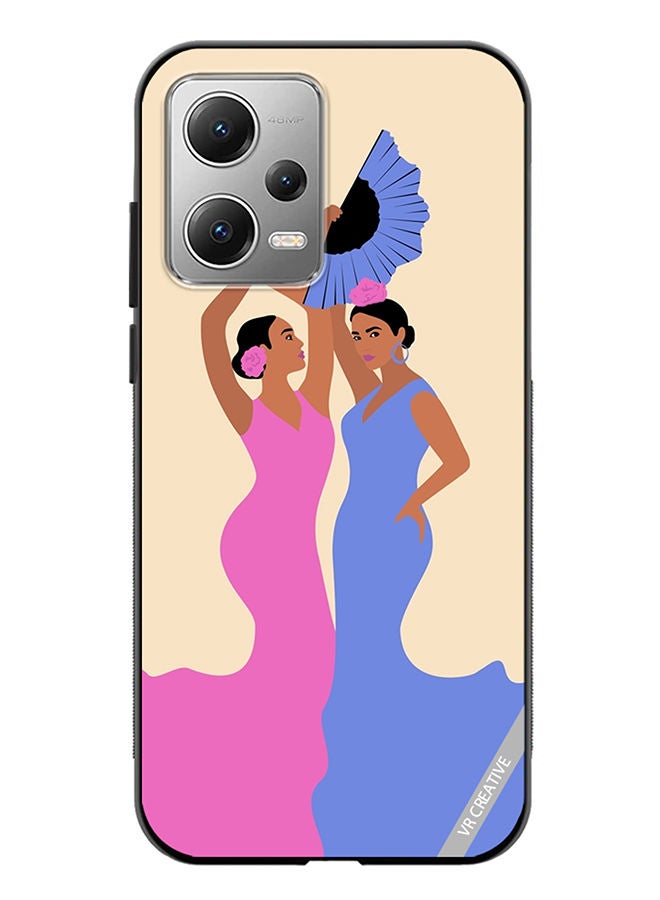 VR CREATIVE Protective Case Cover For Xiaomi Redmi Note 12 Spanish Women Dancing Flamenco Design Multicolour - Image 1