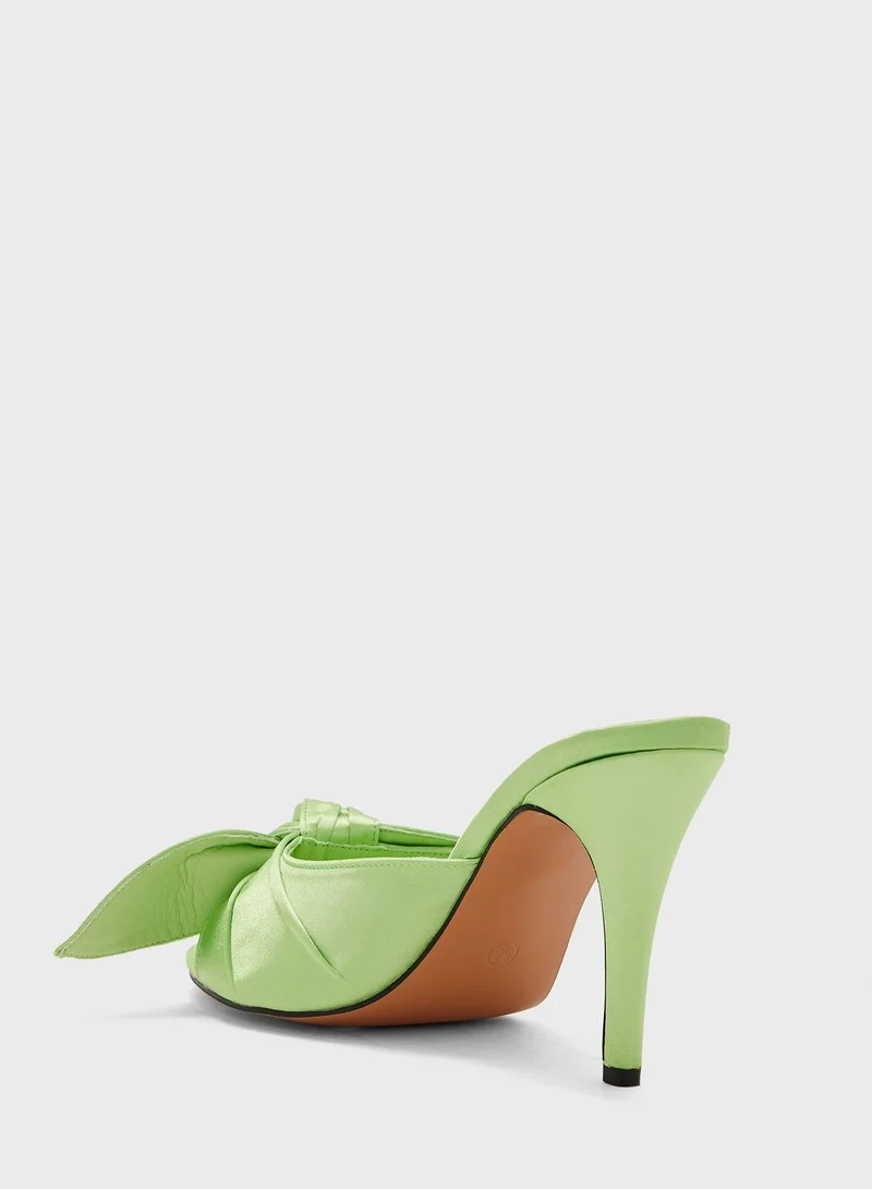 Ginger Bow-Detail Mules