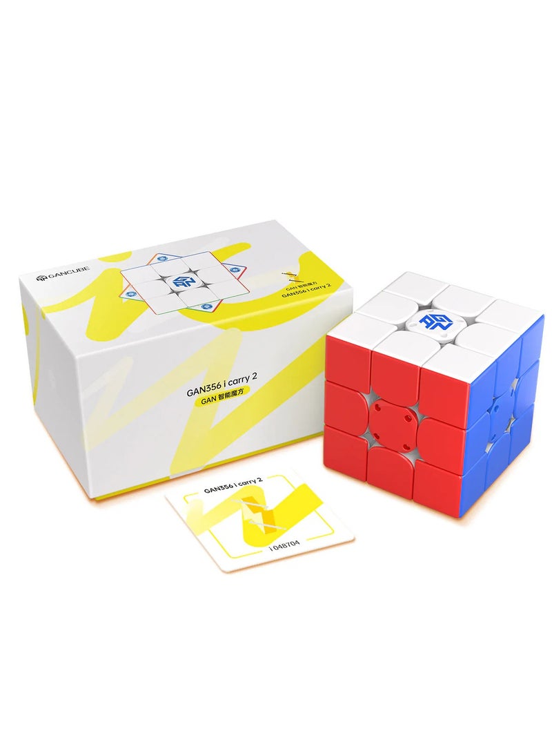 GANCUBE Gan 356 i Carry 2 Frosted 3x3 Intelligent Smart Bluetooth Cube 2024 Screen free Brain Teaser Game, Mental Fitness IQ Puzzle, Stress Relief, Travel Toy, Gift for Kids Adults - Image 1