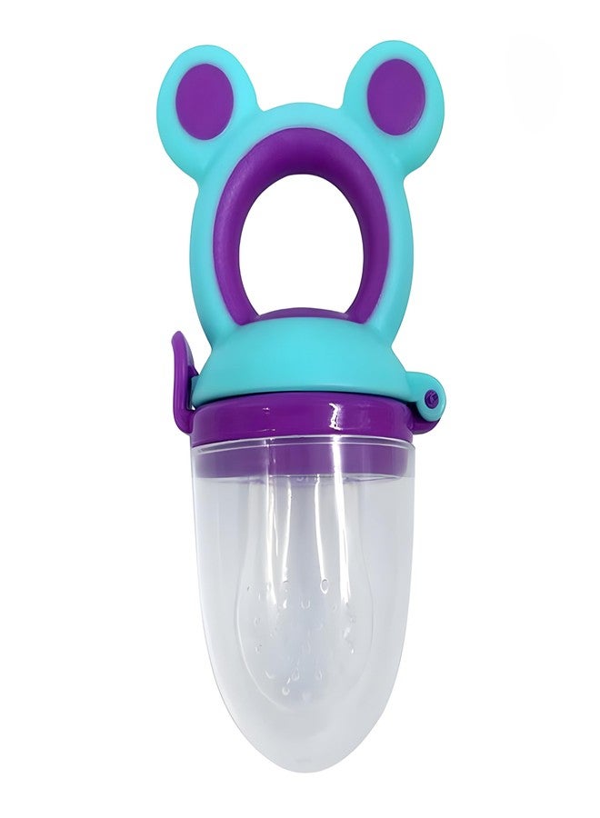 CUTEABLY لهاية تغذية للأطفال الرضع من كيوتيبلي فروتس، مصنوعة من السيليكون، وخالية من مادة BPA (لون أخضر) - Image 1