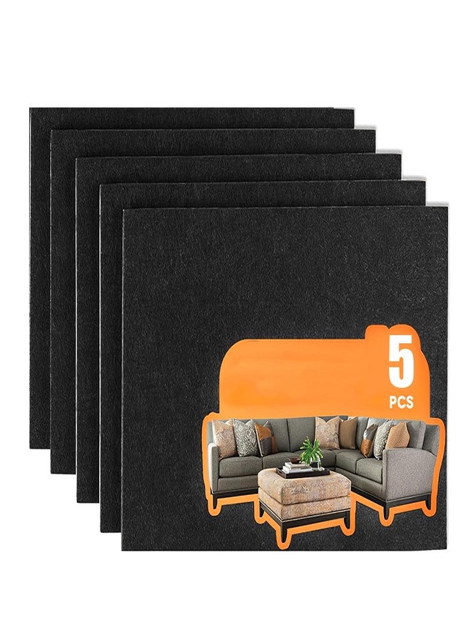 Flavizo Furniture Pads 20.32x15cm Self-Adhesive Felt Pads Floor Protection | Anti-Scratch Felt | Noise Reduction | Easy Peel & Stick - Image 1