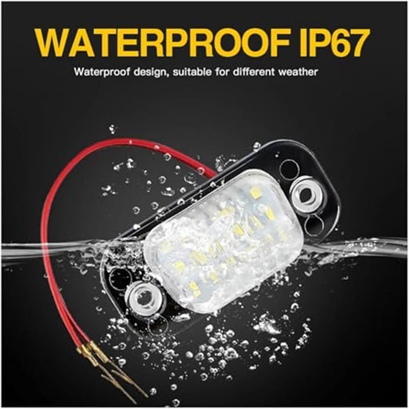 Wivplex 2Pcs Error Free White License Plate Lights - Image 4